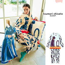 ツモリチサト パジャマ 綿100％エジプト ML ブランド かわいい 長袖 かぶり 2024春夏 tsumori chisato SLEEP