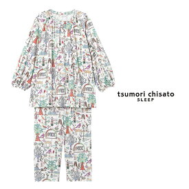 ツモリチサト パジャマ 綿100％ エジプト LL ブランド かわいい 長袖 かぶり 2024春夏 tsumori chisato SLEEP