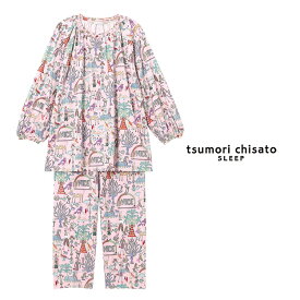 ツモリチサト パジャマ 綿100％ エジプト ML ブランド かわいい 長袖 かぶり 2024春夏 tsumori chisato SLEEP