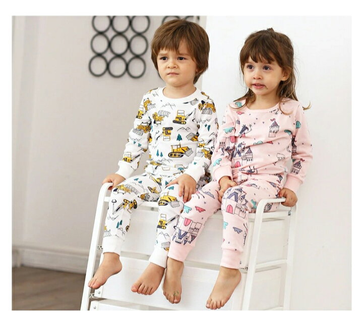 楽天市場 送料無料 子供パジャマ キッズ ジュニア 上下セット 柄 綿100 子供服 子供 パジャマ 男の子 女の子 ボーイズ ガールズ ベビー 90 100 110 1 130 140 150 長袖 長袖パジャマ ルームウェア 部屋着 入園グッズ 入園準備 入園セット