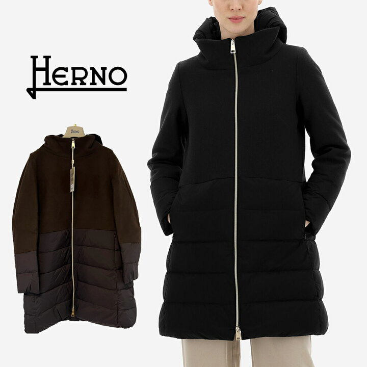 楽天市場】【正規品保証】 HERNO ヘルノ ダウンコート レディース 