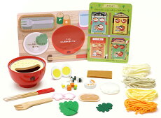 WOODYPUDDYはじめてのおままごとめん料理セット木箱入りG05-1162めんうどんそばラーメンパスタキッチンセット木のおもちゃ木製おままごとままごとセット出産祝い出産祝