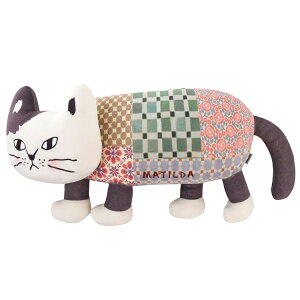 送料無料 大きめ 柔らか むにゅ かわいい ぬいぐるみ クッション パフモチ 猫柄 キャラクター マチルダさん 抱き枕 抱っこ 猫 ねこ ネコ クスグルジャパン Kusuguru Japan A倉庫 送料無料(一部除