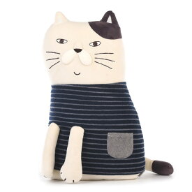 送料無料 大きめ 柔らか むにゅ かわいい ぬいぐるみ クッション パフモチ 猫柄 キャラクター ネコザワさん ねこぜがわさん 抱き枕 猫 ねこ ネコ クスグルジャパン Kusuguru Japan A倉庫 送料無料（一部除く）