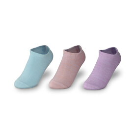 【3足セット】 LOVESOX ラブソックス スニーカーソックス 蛍光メランジ 3足セット ソックス 靴下 レディース スニーカー丈 くるぶし丈 ブランド カラフル おしゃれ 可愛い 派手 ギフト プレゼント 23～25cm