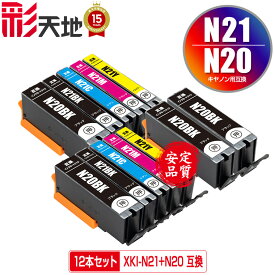 XKI-N21＋N20/5MP×2 + XKI-N20BK×2 お得な12個セット メール便 送料無料 キヤノン用 互換 インク (XKI-N20 XKI-N21 XKI-N21＋N20/5MP XKI-N20BK XKI-N21BK XKI-N21C XKI-N21M XKI-N21Y XKIN20 XKIN21 XKI N20 XKI N21 XKIN20BK XKIN21BK XKIN21C XKIN21M XKIN21Y)