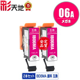 IB06MA マゼンタ 顔料 お得な2個セット メール便 送料無料 エプソン 用 互換 インク（IB06 IB06A IB06CL5A IB 06A IB 06 PX-S5010R1 PX-S5010 PXS5010R1 PXS5010）