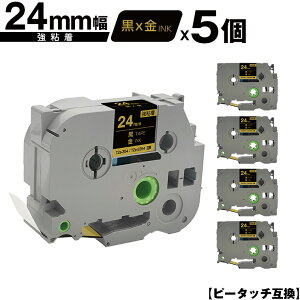 �u���U�[�p �s�[�^�b�` TZe-354 TZe-S354 24mm ���e�[�v ������ ���S�� 5�Z�b�g ���[���� �������� �݊����x�� �e�[�v�J�[�g���b�W �e�[�v�J�Z�b�g TZe �e�[�v PT-9700PC PT-9800PCN PT-P900W PT-P910BT PT-P950NW