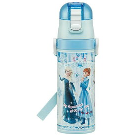 アナと雪の女王 水筒 ステンレスボトル 470ml 超軽量 ワンプッシュ女の子 子供 子ども キッズ ディズニー キャラクター スケーター