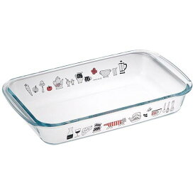 リサ・ラーソン オーブン耐熱ガラス皿 1500ml 長角 グラタン皿 耐熱皿 冷凍 電子レンジ オーブン キッチン スケーター
