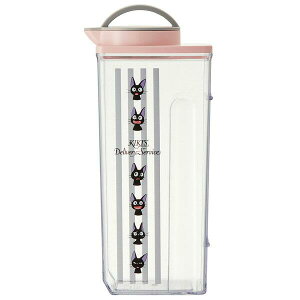 ジジ 冷水筒 2200ml ピッチャー 2リットル ジャグ 麦茶ポット 卓上ポット 耐熱縦横 横置き 縦置き 魔女の宅急便フェイス スケーター