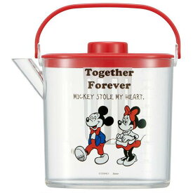 ミッキー＆フレンズ 冷水筒 1.2L ピッチャー 冷茶ポット 茶こし付 熱湯OK コミック ディズニー Disney スケーター