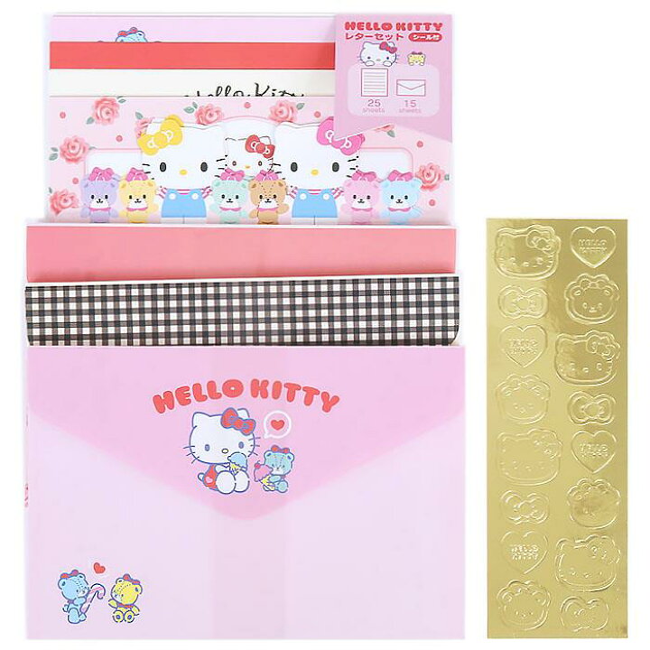 楽天市場】ハローキティ レターセット 日本製 サンリオ sanrio  