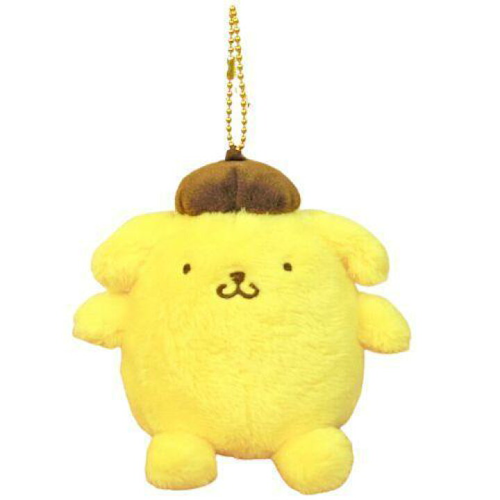 楽天市場】 ポムポムプリン マスコット キーホルダー ほわほわ 