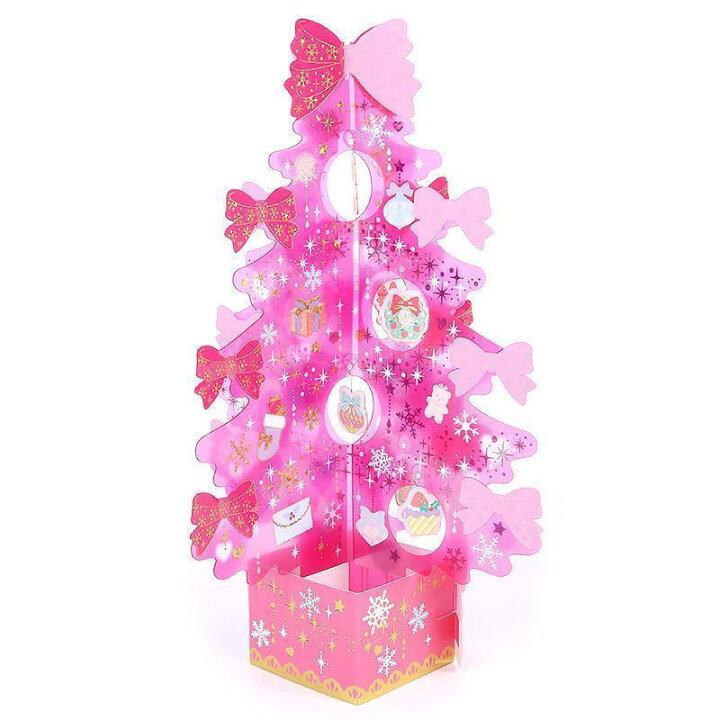 楽天市場】ハローキティ クリスマスカード 立体クリスマスツリーカード 