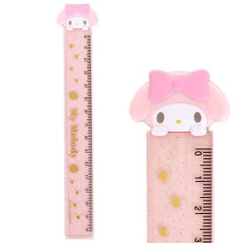 マイメロディ 定規 15cm マスコット付き スリム定規 半透明 サンリオ入園入学 進級 応援 sanrio キャラクター