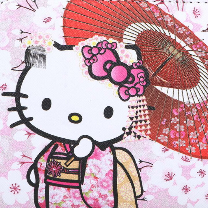 楽天市場】ハローキティ 長財布 ウォレット 桜和傘 和風 さくらわがさ 