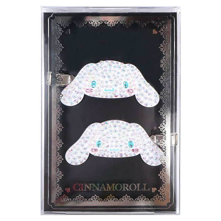 楽天市場】シナモロール 前髪クリップ ジュエルデコ ヘアクリップ  