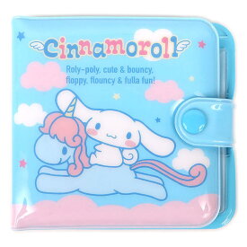 シナモロール ミニ財布 二つ折り財布 ビニールウォレット 大人 子供 キッズ サンリオ sanrio キャラクター