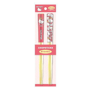 ハローキティ ペア竹箸 21cm サンリオ うしろ!