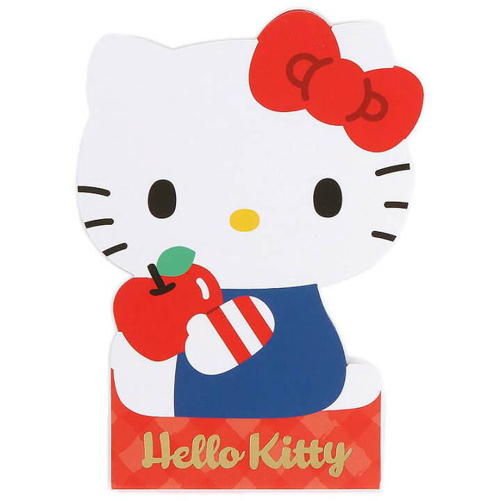 楽天市場】ハローキティ キャラクター形メモ メモ帳 サンリオ sanrio  