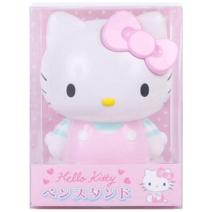 楽天市場】ハローキティ キャラクター形ペンスタンド ペン立て 可愛い 