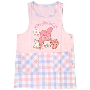 マイメロディ ラン型エプロン ショート丈 レディース 女子 可愛い おしゃれ 新生活 サンリオ sanrio キャラクター