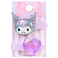 クロミ ミニヘアクリップ 2個セット 女の子 女子 サンリオ sanrio キャラクター