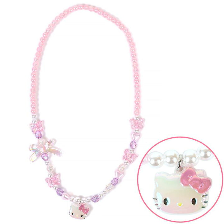 HELLO KITTY、ハローキティ、株主限定品、淡水パールネックホルダー 