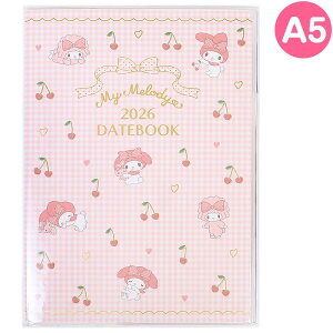 }CfB 蒠 A5 fCgubN XPW[ _CA[ \V[t 2026N TI sanrio LN^[