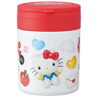 ハローキティ 保温 保冷 スープジャー 大容量 500ml 折りたたみハンドル付 デリカポット ぷっくりバルー…