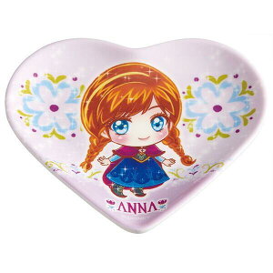 アナと雪の女王 メラミンミニプレート (ハート) 小皿 アナ中川翔子 スケーター 1セット1点