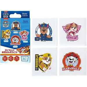 パウ・パトロール ダイカット救急絆創膏(ばんそうこう) 20枚入 子供 子ども キッズ キャラクター スケーター