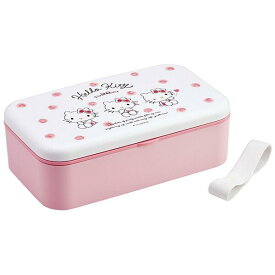 ハローキティ 弁当箱 カトラリー付ランチボックス 1000ml 水彩コスメ スケーター