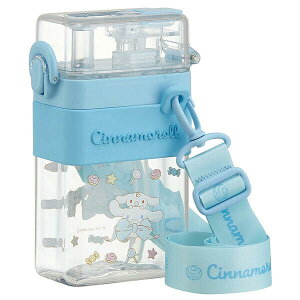 シナモロール 水筒 スクエア2WAYボトル 600ml 子供 キッズ キャラクター ビッグリボン スケーター