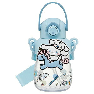 シナモロール 水筒 マグボトル 650ml ラバーマスコット付ストローボトル 大好きな日々 可愛い サンリオ スケーター