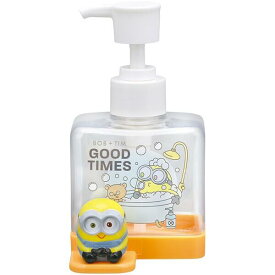 ミニオン マスコット付ソープディスペンサー 250ml 詰め替え ボトル 手洗い ポンプボトル ミニオンズ スケーター