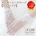 オーガンジーグローブ【ヴィクトリア】| グローブ 手袋 ウェディンググローブ ウエディンググローブ オーガンジー シ…