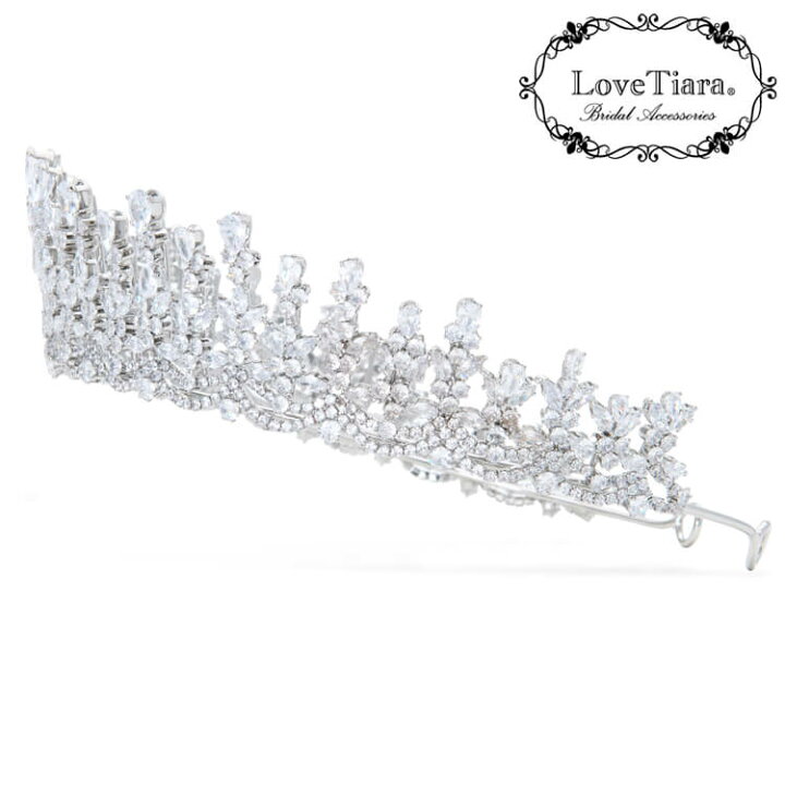 楽天市場】ハドリー ジルコニア ティアラ ｜ウェディング ウエディング  