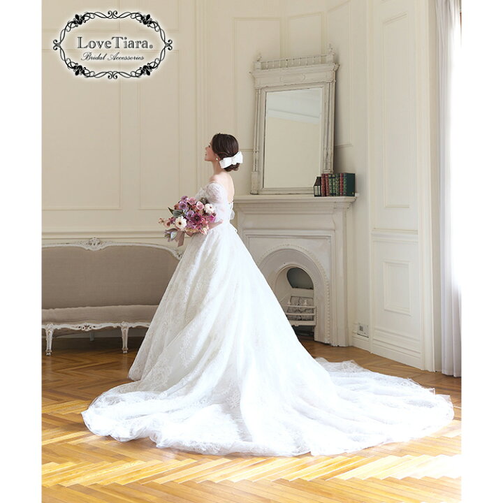 楽天市場】リボン ヘッドドレス 【ローズ】 | ボンネ ボンネット 結婚  