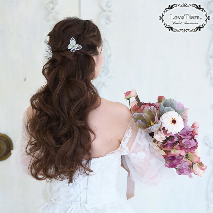 おしゃれ手袋＆ヘッドドレス ヘアピン 取り外し可能蝶々モチーフ 