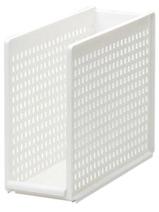 ライクイット (like-it) 家中置きたい場所にちょうどいい 収納ボックス 組み合わせて使える 収納スタンド ホワイト 日本製 MOS-23 約幅17.7×奥行46.5×高さ33.2cm 奥行き約46.5cm クローゼット メタル