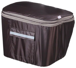 川住製作所(Kawasumi Seisakusyo) 自転車 2段式前カゴカバー KW-245BR ブラウン