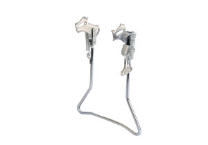 昭和インダストリーズ SHOWA INDUSTRIES 自転車 正爪用両立スタンド 変速機なし・内装変速機用 W-11 27 CP 27型 クロムメッキ