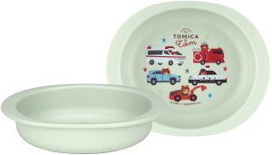 スケーター(Skater) ベビー食器 小皿 子供用 5ヵ月頃〜 抗菌 プラスチック製 290ml トミカとトム XP25AG-A