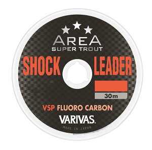 バリバス(VARIVAS) スーパートラウトエリア ショックリーダー VSP フロロ 30m ナチュラル 5lb (1号)