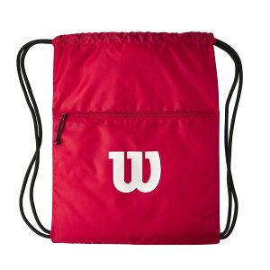 Wilson(�E�C���\��) �s�b�N���{�[�� PICKLEBALL DRAW STRING BAG RED �i�b�v�T�b�N �s�b�N���{�[���o�b�O WR8908101001