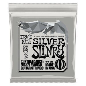 ERNIE BALL A[j[{[ GLM^[ SILVER SLINKY 2218 Vo[EXL[ (10.5-47)/John Mayer Signature