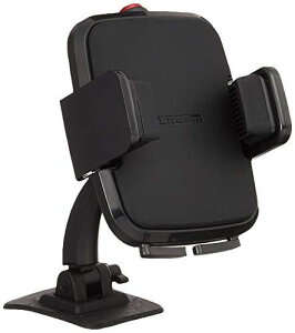 GR(ELECOM) ԍڃz_[ X}zX^h ySe[vłŒ 360x]z 4.5cm~9cm܂őΉ ubN P-CARS01BK