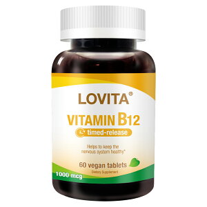 LOVITA �r�^�~��B12 1000mcg �T�v�������g �����݌v �^�u���b�g 60�� ��60���� �x�W�^���A���Ή� �A�����J���i��8���Ԃ�ڈ��Ƃ����݌v�j